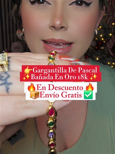 💝 El regalo perfecto para sorprender este San Valentín 💝 Esta cadena multi-color con gemas brillantes es pura elegancia, amor y personalidad ✨💎 Cada color simboliza emociones únicas, haciendo de esta pieza un detalle inolvidable para esa persona especial 💕 ✨ Bañada en oro 18K ✨ Todas sus gemas son fabricadas en laboratorio, con un brillo espectacular ✨ Incluye caja elegante lista para regalo 🎁 ✨ Trae sus papeles de certificación de autenticidad 📄 ✨ Ajustable (16–18 pulgadas) ✨ Diseño unise