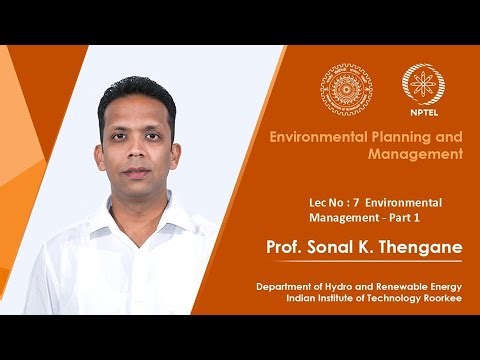 Lecture 7: Environmental Management - Part 1