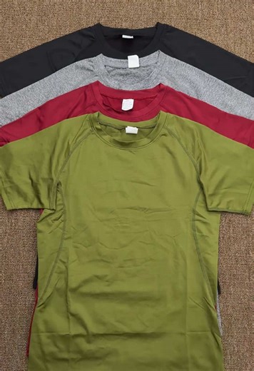 Train Harder with Quick-Drying Compression Sports Tee