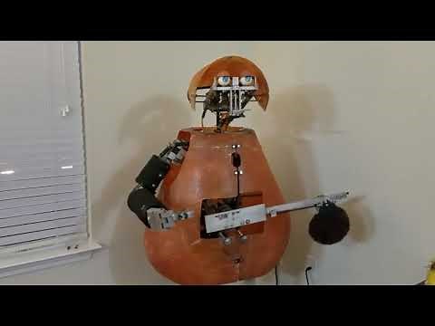 Animatronic Billy Bob initial test and demonstration
