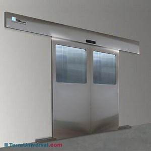 External Mount Automatic Sliding Doors, Stainless Steel