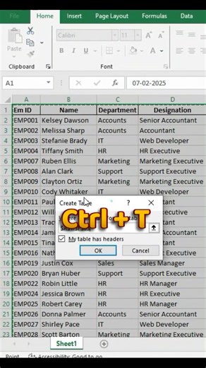 267K views · 1.5K reactions | "Excel का जादू  | सिर्फ़ 1 क्लिक में कॉलम अपने आप एडजस्ट करो  | #ExcelTrick"#ExcelTips #ExcelTrick #ExcelMagic #DataClickEducation #ExcelShorts #OfficeWorkTips #exceltutorial | Data Click Education | Facebook