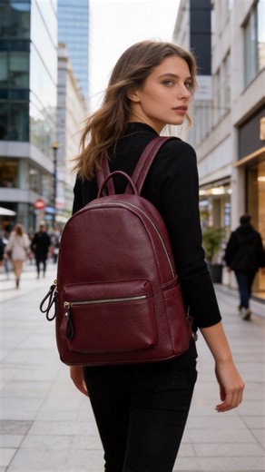 Your new go-to backpack! 🎒 Our Long & Son pebbled leather backpack has large capacity, multiple compartments & adjustable straps—perfect for work, college or travel.✨ #TikTokMadeMeBuyIt #TKFashion #BagTok #LongAndSon #LeatherBackpack #CommuteEssentials #LargeCapacityBag #CasualDailyBag