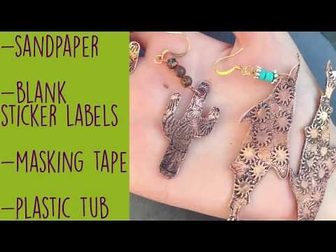 How to Make Jewelry with Copper Etching