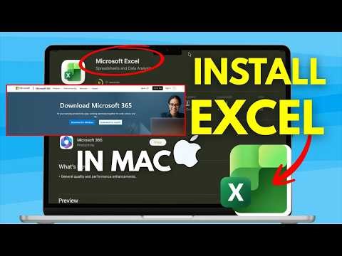 How to Install Excel in MacBook Air, Pro?