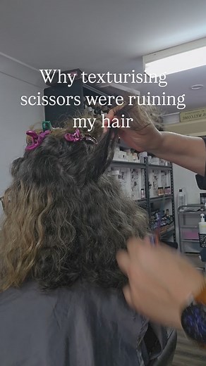 13K views · 178 reactions |  Why texturising scissors were ruining...