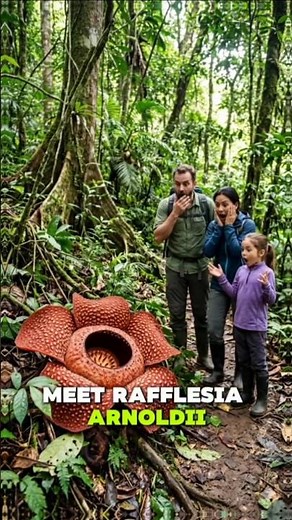 The World's Largest Flower Will Shock You! 🌺 #rareplants #weirdplants #plantfacts #plants