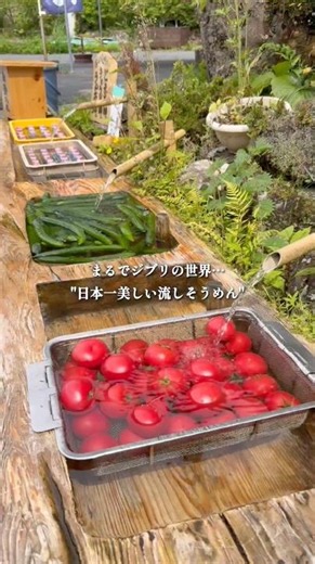 日本一美しい流しそうめん