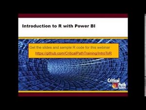 Introduction to R using Power BI Desktop