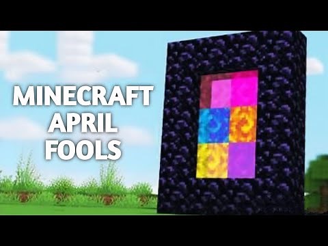 TRYING MINECRAFT APRIL FOOL SNAPSHOTS FOR FIRST TIME!