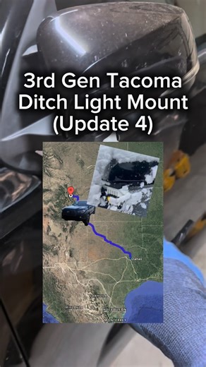 MinWin3D LLC on Instagram: "3rd Gen Tacoma Side Mirror Ditch Light Update 4 Back from my Colorado trip & the mount did great for being a prototype made of PLA! Answered some questions in this update as well as showed what the final version of the 3rd gen Tacoma side mirror ditch light mount will end up looking like using my finished 5th gen 4Runner version. My manufacturer @jawstec uses MJF printers to produce the mounts which gives significantly better quality prints & the parts are made of Nyl