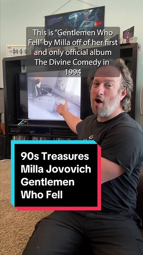90s Treasures Pt. 51 - Milla Jovovich with Gentlemen Who Fell off of her only official album The Divine Comedy in 1994. #90streasures #millajovovich #filmsoundtrack #90smusic #milla #90s #nostalgia