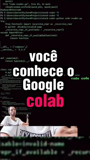 🐍Python e Google Colab, você conhece??