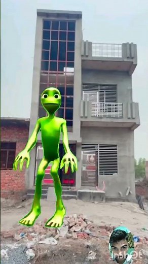 crazy Alienz Dance Tha funny comedy shorts #dametucosita #greenalien