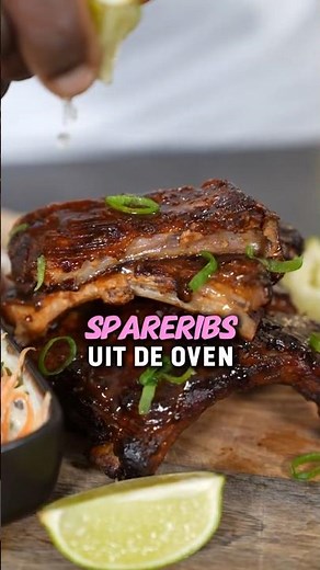 SPARERIBS UIT DE OVEN #superdushichef #spareribs #bbqribs #ribs #recept