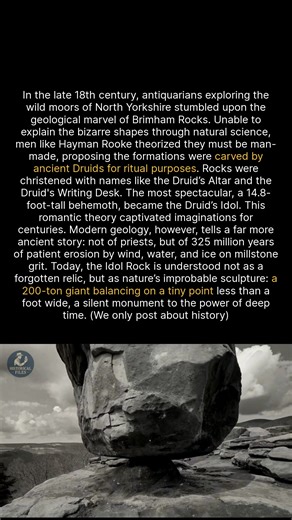 A 200-ton rock sculpture once believed to be the work of ancient Druids. #history #ancienthistory #discovery | Historical Files