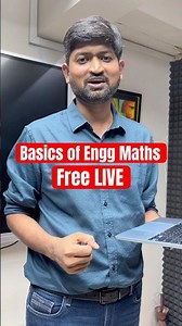 Free Basics of Engineering Maths LIVE | Starts tomorrow | GanitAnk