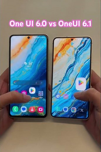 Samaung’s OneUI 6.0 vs One UI 6.1 animation comparison 🔥