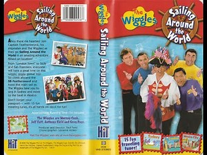 The Wiggles Sailing Around the World 2005 VHS