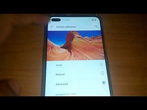 How to adjust OnePlus Nord Display Screen Calibration