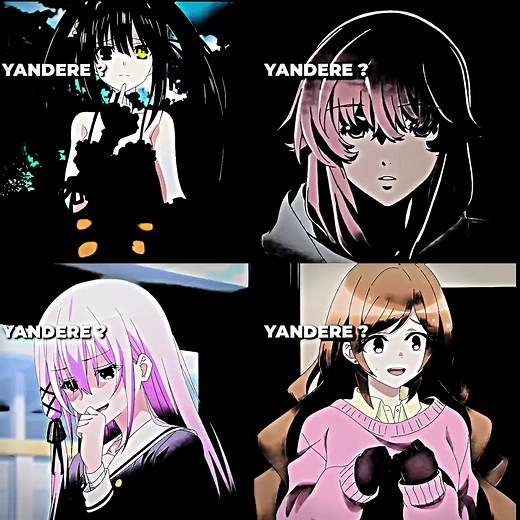 Exploring Yandere Waifu Characters in Anime
