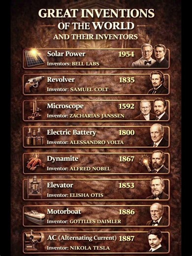 Great Invention Of The World And Their Word