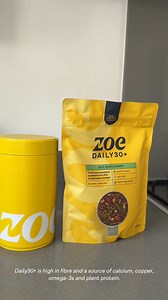 Looking for a simple way to support your gut health*? Try ZOE's Daily30 gut supplement. Our scientists hand-picked 30 plants to create a nutrient-dense formula that supports energy, digestion, and gut health*. *UK laws oblige us to explain this claim by focusing on single nutrients: Daily30 is a natural source of copper, which contributes to normal energy-yielding metabolism and the normal function of the immune system. Daily30 is also a natural source of calcium. Calcium contributes to the norm