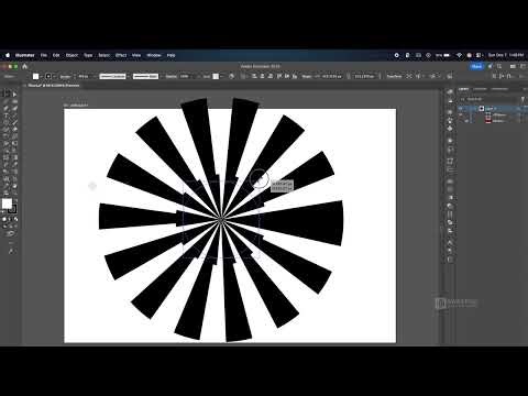 Create Sunburst Rays | Adobe Illustrator Guide