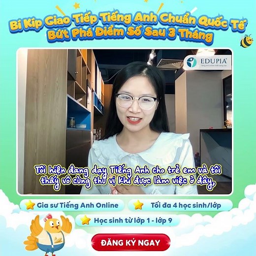 Giới thiệu Edupia Pro - Chương Trình Gia Sư Tiếng Anh Cao Cấp