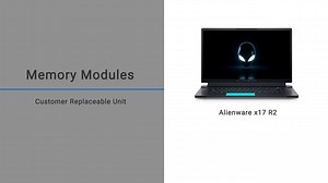 如何更换 Alienware x17 R2 上的内存模块