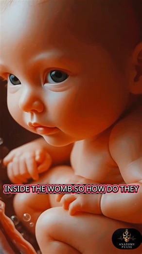 Ever wondered how a baby survives inside the womb without breathing air?. 🌍#PregnancyFacts #Science