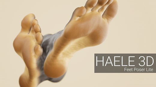 HAELE 3D - Feet Poser Lite Demo by Ige Olwen