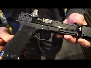 ZEV Technologies Custom GlockWORX Glock 17 with Trijicon RMR Site and Silencerco Osprey 9 Muzzle Can