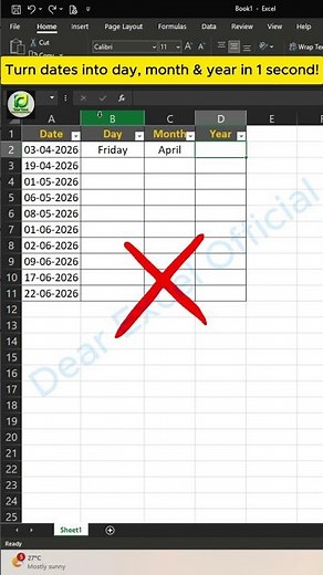 Excel TEXT Function Trick You Must Know 😳 #excel #exceltips #shorts