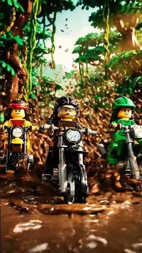 “Ultimate Legostyle Biker Race: Epic Builds & Heart-Pounding Action!”