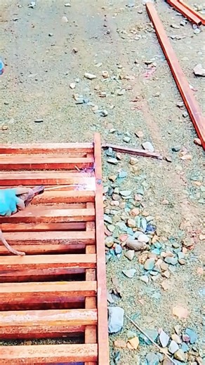 Perfect Welding Grill | Square Rod Cutting & Strong JointsMetal #tigweld #weld #jbweld #weldinglife