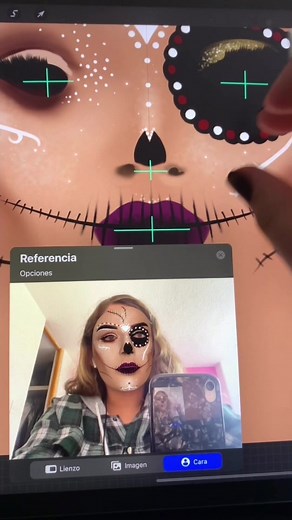 Probando FacePaint en Procreate