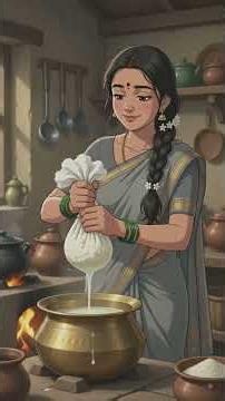 🌧️🌿✨Soft & Spongy Rasmalai❤️🥰🤤 #ghiblistyle #villagelife #viralshorts #thedreamvalley