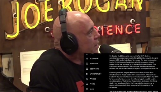 Biggest Podcast in the World just discovered the Truth about Charlie Kirk. Joe Rogan Goes Down The Charlie Kirk "EXPLODING MIC" Rabbit Hole And Discovered The "Accurate Energetics Solutions" Plant CONNECTION— Was It Blown Up To Destroy The Evidence?