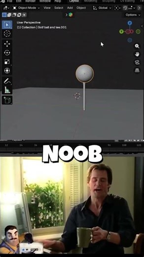 Noob Vs Pro - Set origins in Blender3D