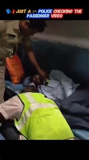 just a policeman checking the passenger #train #shortvideo #railway