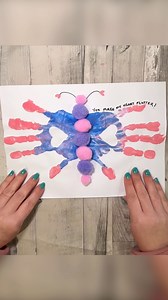 🦋 You make my heart Flutter! 💓 This handprint butterfly craft is Such a fun way to send a Valentine’s this year! 🥰. There are a lots of ways to make this craft so get creative and have fun! Use pom-poms, popsicle sticks, markers, pipe-cleaners… whatever you have! #Craft #craftideas #crafts #preschoolactivities #crafting | Home is Where the Art is