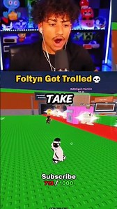 Foltyn got Trolled in Roblox 😭🙏