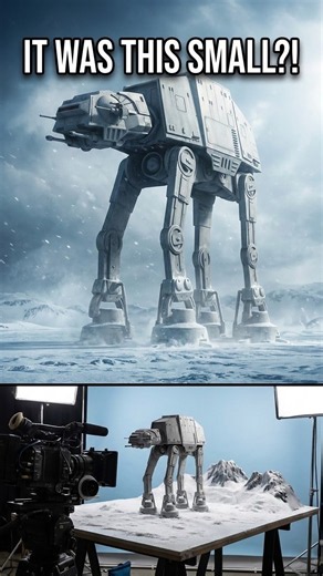 Star Wars AT-ATs Were Miniatures?! | How the Battle of Hoth Was Filmed