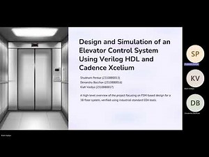 Design and Simulation of an Elevator Control System Using Verilog HDL and Cadence Xcelium
