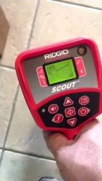 Line locating with Navitrak Scout