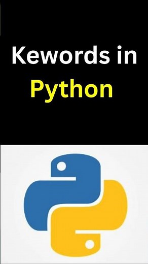 🚀 Python Keywords Explained | List of Python Keywords