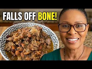 Neck Bones and Pinto Beans So Tender They Fall Right Off the Bone