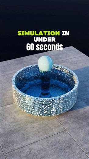 Realistic Water in Blender in 60 Seconds! 💧