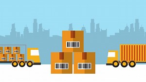 Logistic service with trucks vehicles | Premium Stock Video Footage